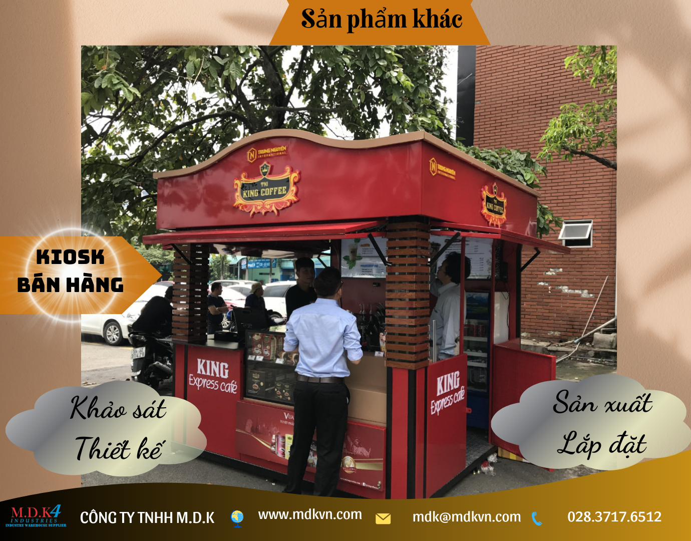 Kiosk bán hàng lưu động